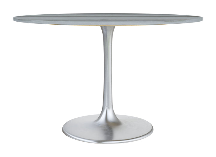 The Star City Dining Table Gray & Silver  Era and Style Inspired Home Decor 1