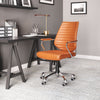 The Enterprise Low Back Office Chair Orange  Era and Style Inspired Home Decor 1