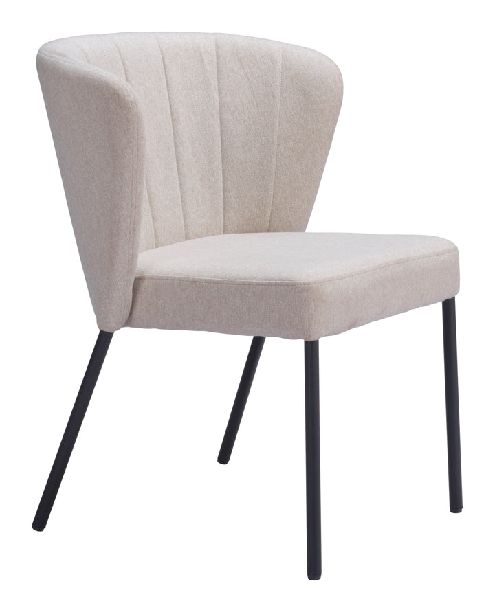 The Aimee Dining Chair (Set of 2) Beige  Era and Style Inspired Home Decor 1