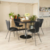 The Torlo Dining Chair (Set of 2) Black  Era and Style Inspired Home Decor 1