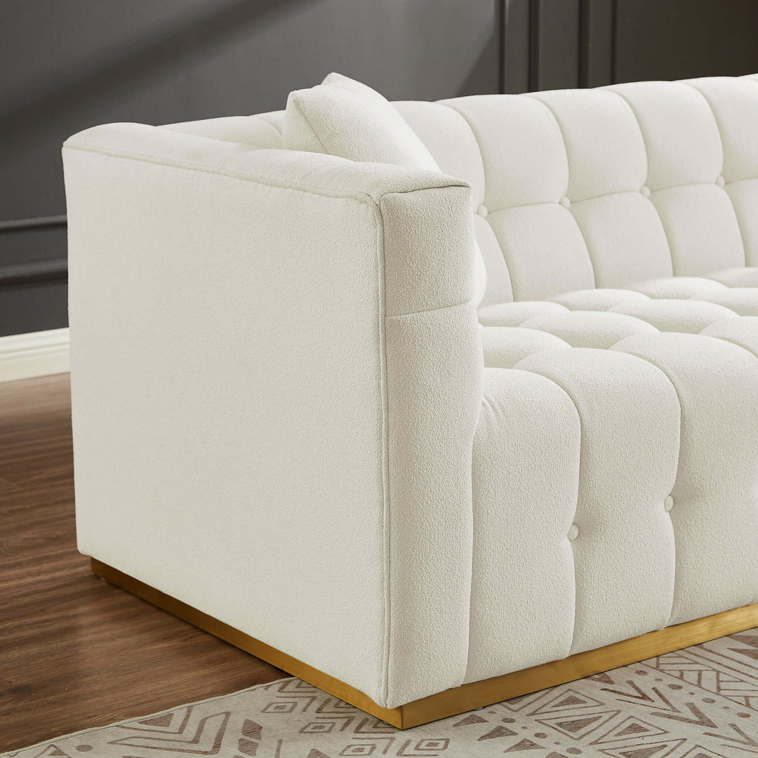 The Eleanor Sofa Beige Boucle Era and Style Inspired Home Décor 6