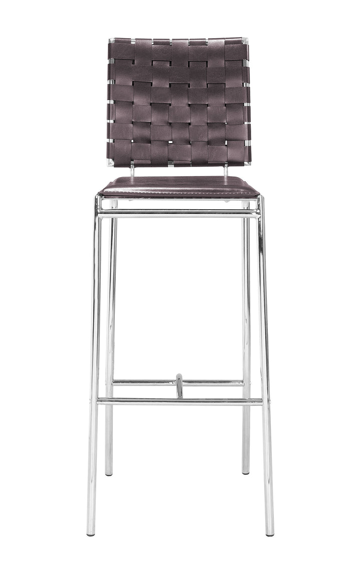 The Criss Cross Barstool (Set of 2) Espresso  Era and Style Inspired Home Decor 1