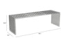 The Tania Bench Silver  Era and Style Inspired Home Decor 1