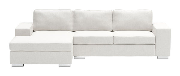 The Brickell Sectional White  Era and Style Inspired Home Decor 1