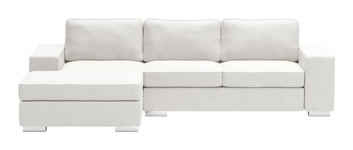 The Brickell Sectional White  Era and Style Inspired Home Decor 1