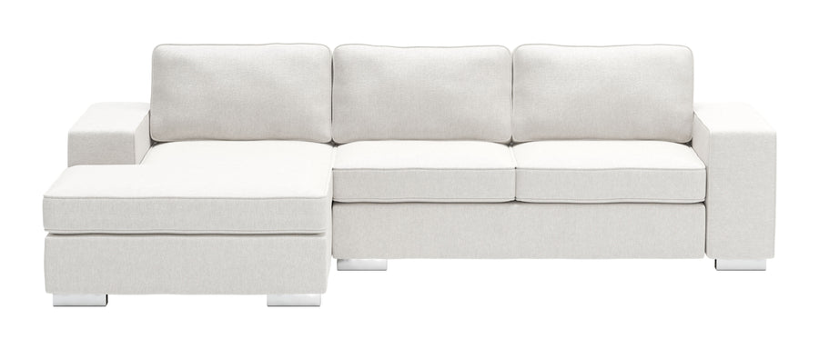 The Brickell Sectional White  Era and Style Inspired Home Decor 1