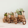 Bicycle Rattan Planter, medium - Handmade Planters