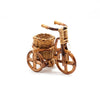 Bicycle Rattan Planter, medium - Handmade Planters