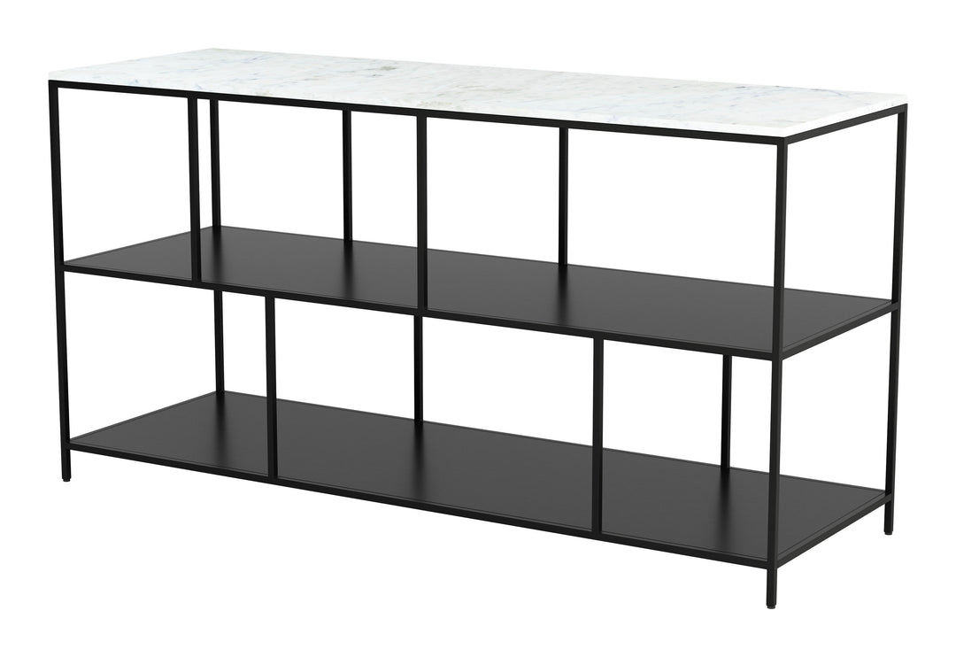 The Singularity Console Table White & Black  Era and Style Inspired Home Decor 1