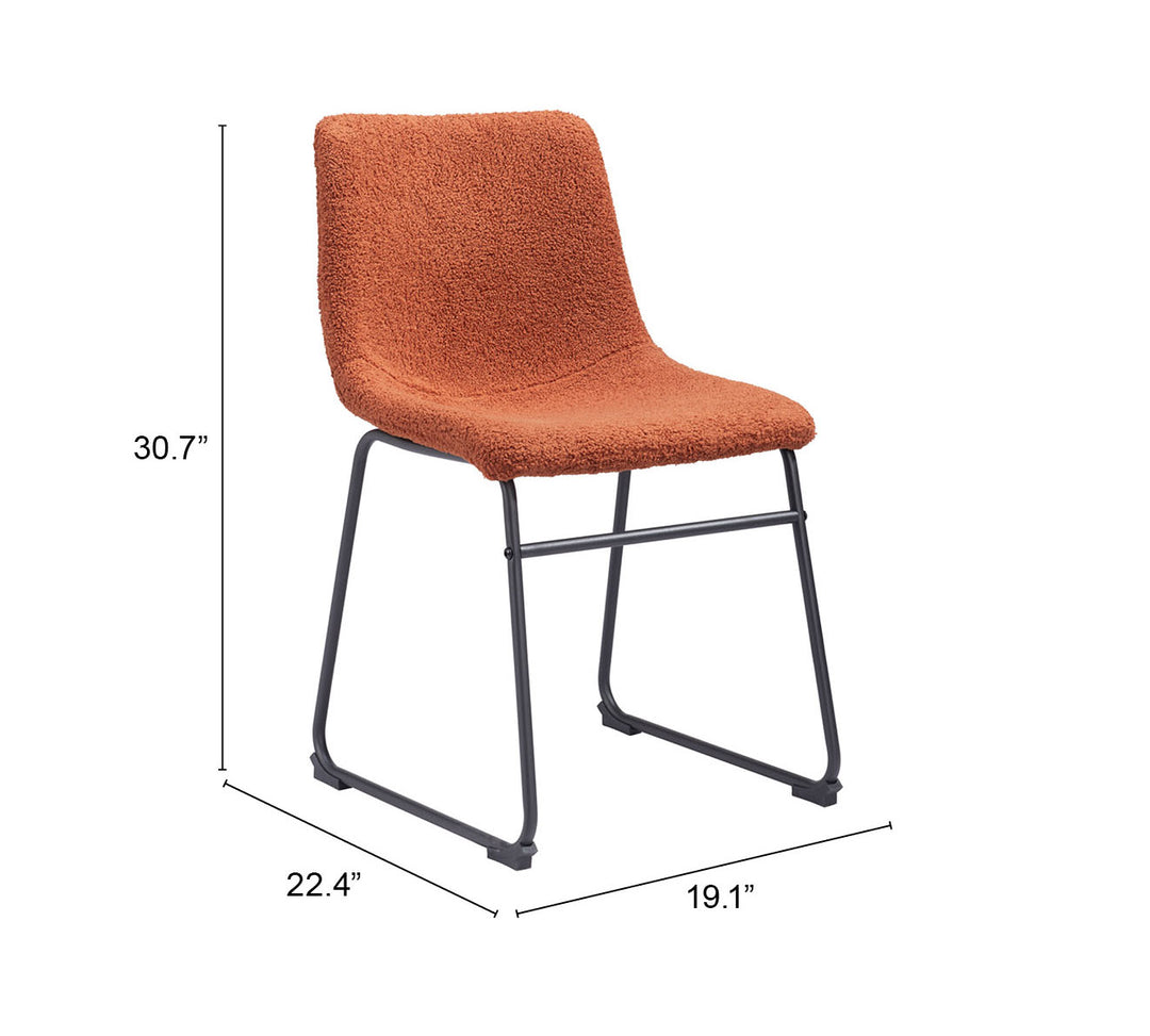 The Smart Dining Chair (Set of 2) Burnt Orange  Era and Style Inspired Home Decor 1