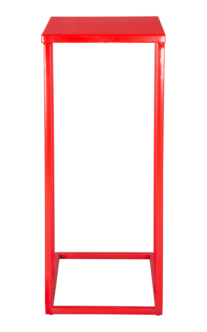 The Atom Side Table Red  Era and Style Inspired Home Decor 1