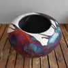 RAAQUU Large 13.5" Wide Tsubomi Vase PRE-ORDER Raku Pottery by RAAQUU