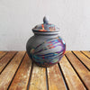 RAAQUU Tamashii Ceramic Pet Urn (Pre-Order) for Remains - Raku Pottery 85 cubic inches Unique Handmade Cremation Vessel for Ashes, Pets, Cats, Dogs by RAAQUU