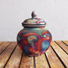 RAAQUU Tamashii Ceramic Pet Urn (Pre-Order) for Remains - Raku Pottery 85 cubic inches Unique Handmade Cremation Vessel for Ashes, Pets, Cats, Dogs by RAAQUU