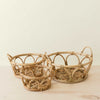 Rattan Fruit Basket -  Wicker Table Basket set of 3