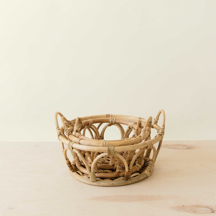 Rattan Fruit Basket -  Wicker Table Basket set of 3