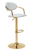 The Gusto Barstool White & Gold  Era and Style Inspired Home Decor 1