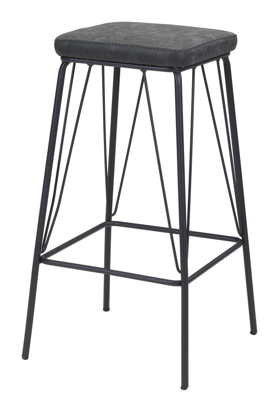 The Samuel Barstool (Set of 2) Vintage Black  Era and Style Inspired Home Decor 1