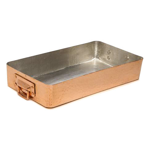 Small Copper Roasting Pan 10.6" x 5.9"