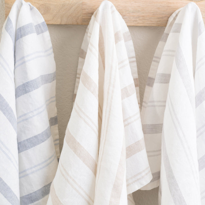 Striped Linen Kitchen Towel