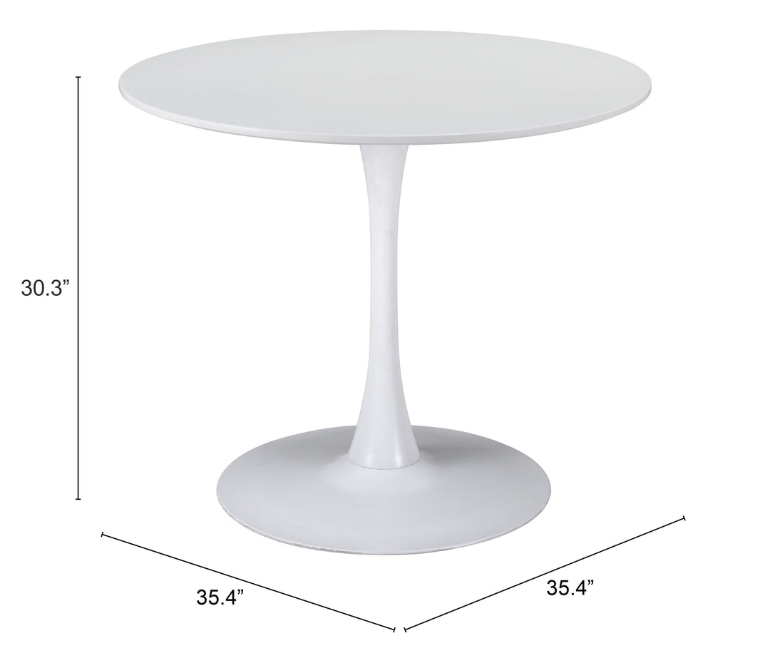 The Opus Dining Table White  Era and Style Inspired Home Decor 1