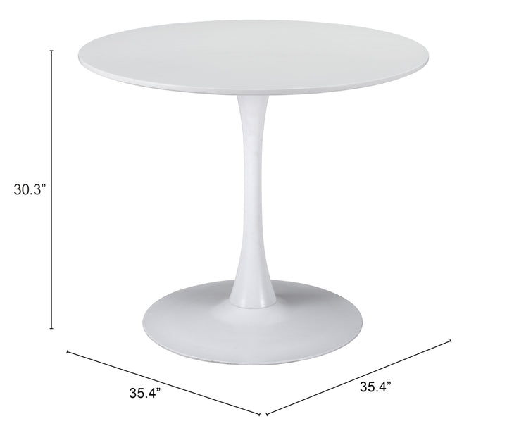 The Opus Dining Table White  Era and Style Inspired Home Decor 1