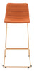 The Adele Barstool (Set of 2) Orange & Gold  Era and Style Inspired Home Decor 1