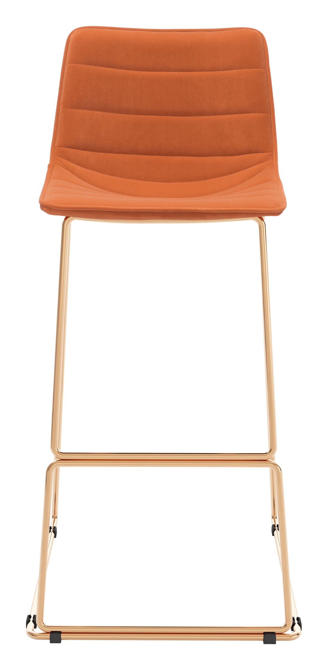 The Adele Barstool (Set of 2) Orange & Gold  Era and Style Inspired Home Decor 1