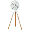 Star Tripod 16" Oscillating Stand Fan Matte White by Star Fans