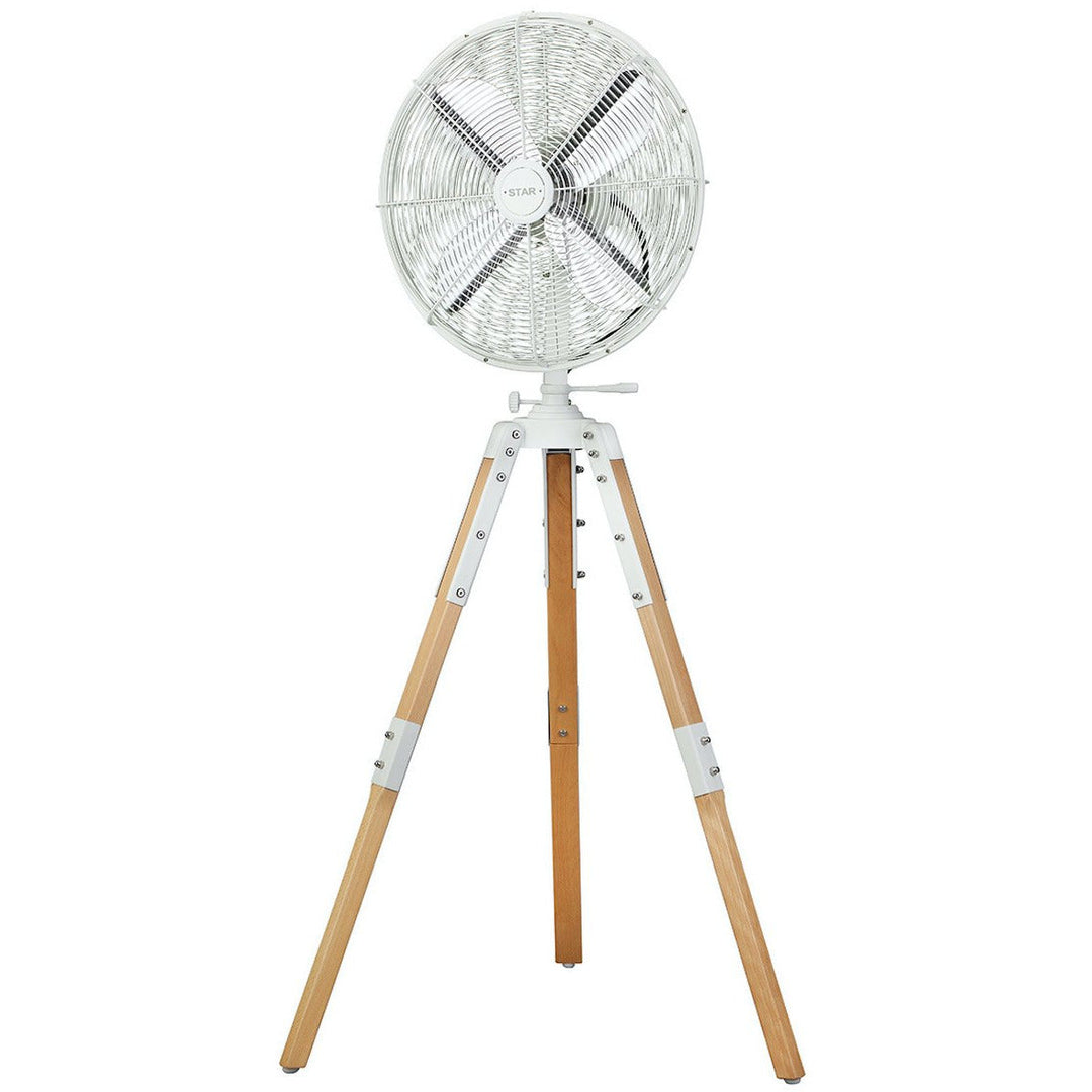 Star Tripod 16" Oscillating Stand Fan Matte White by Star Fans