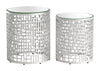 The Reden Side Table Set (2-Piece) Silver  Era and Style Inspired Home Decor 1