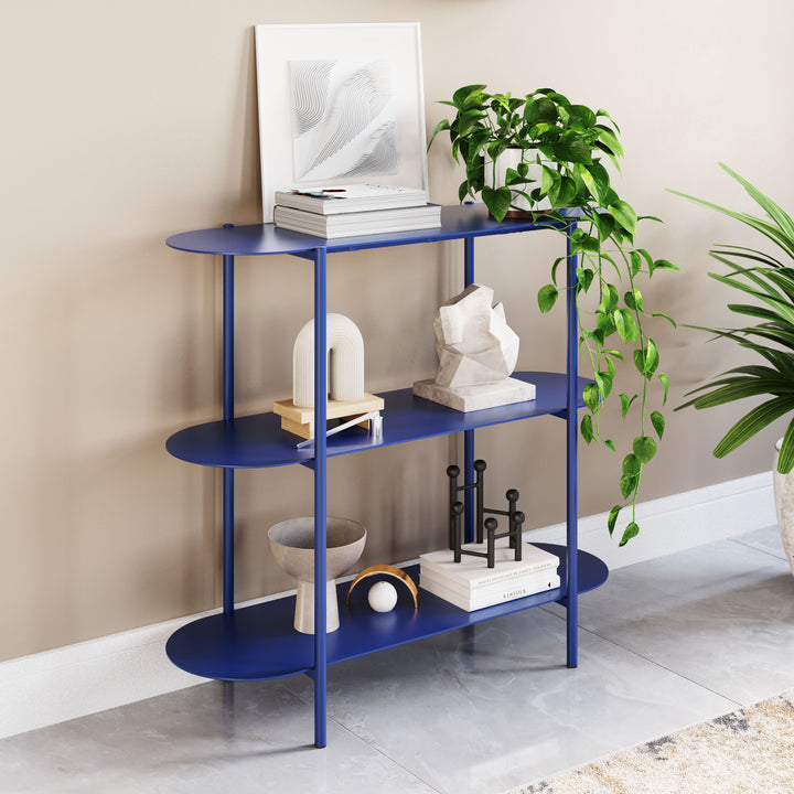 The Tre Console Table Blue  Era and Style Inspired Home Decor 1