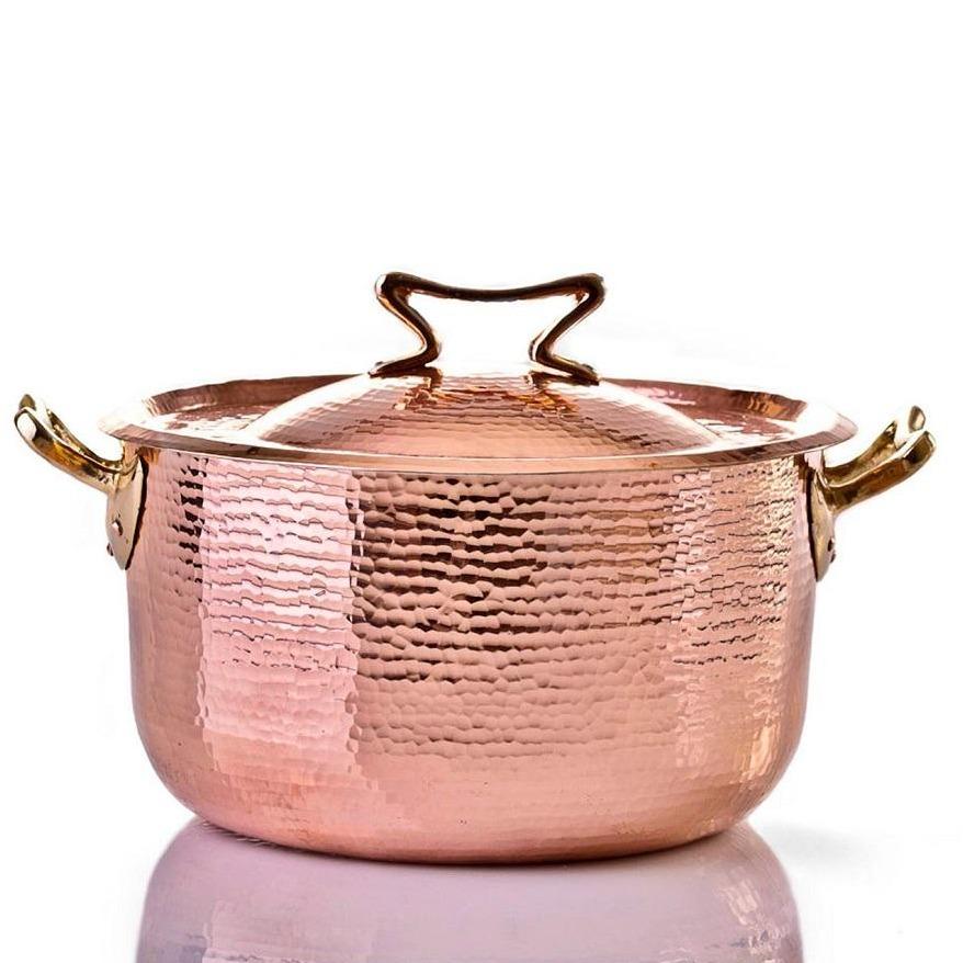 Copper Dutch Oven, 15 qt with Standard Lid