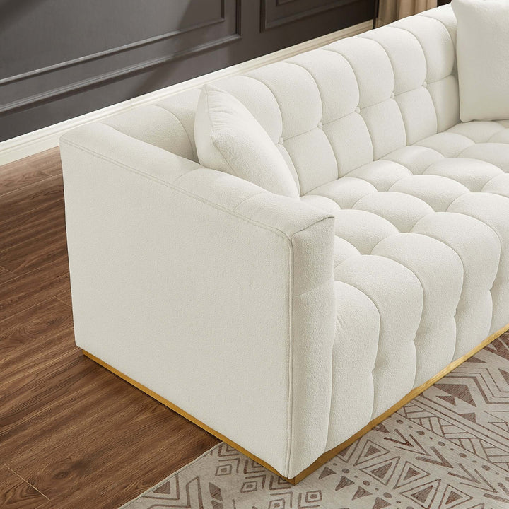 The Eleanor Sofa Beige Boucle Era and Style Inspired Home Décor 7