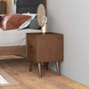 The Alexandra Brown Night Stand With 2 Drawers Era and Style Inspired Home Décor 5