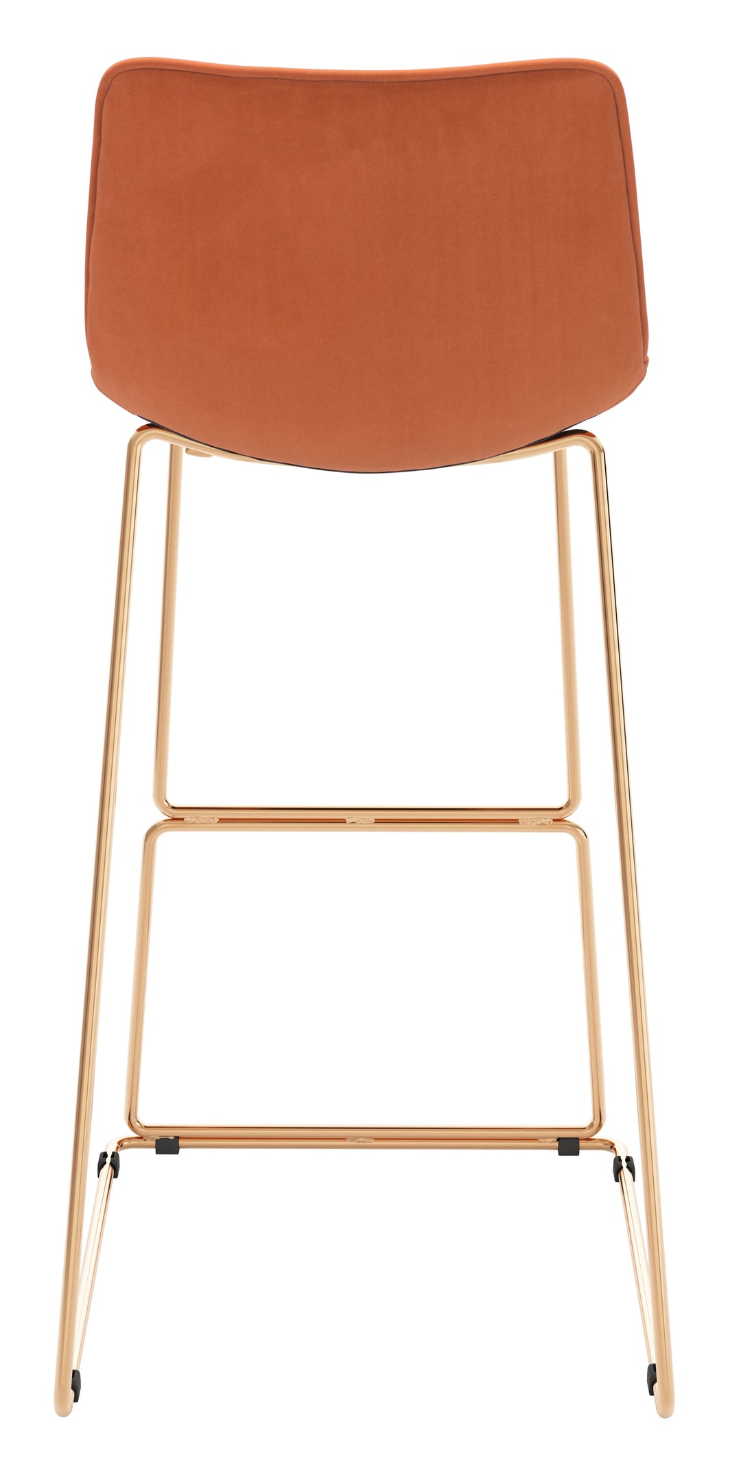 The Adele Barstool (Set of 2) Orange & Gold  Era and Style Inspired Home Decor 1