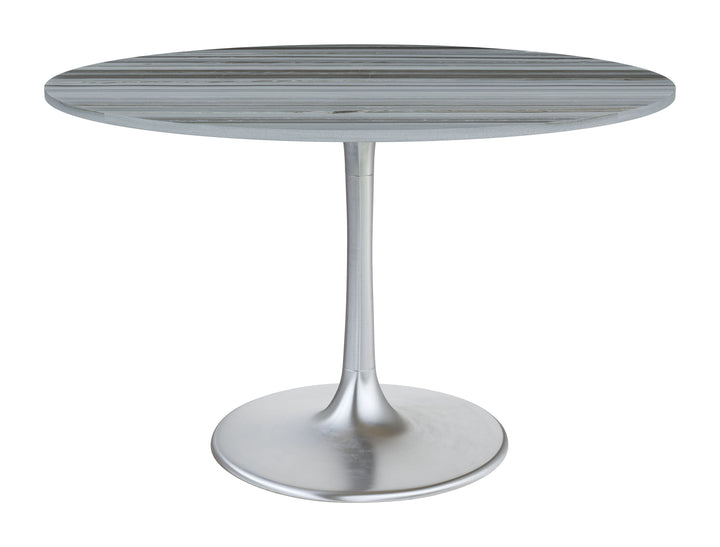 The Star City Dining Table Gray & Silver  Era and Style Inspired Home Decor 1