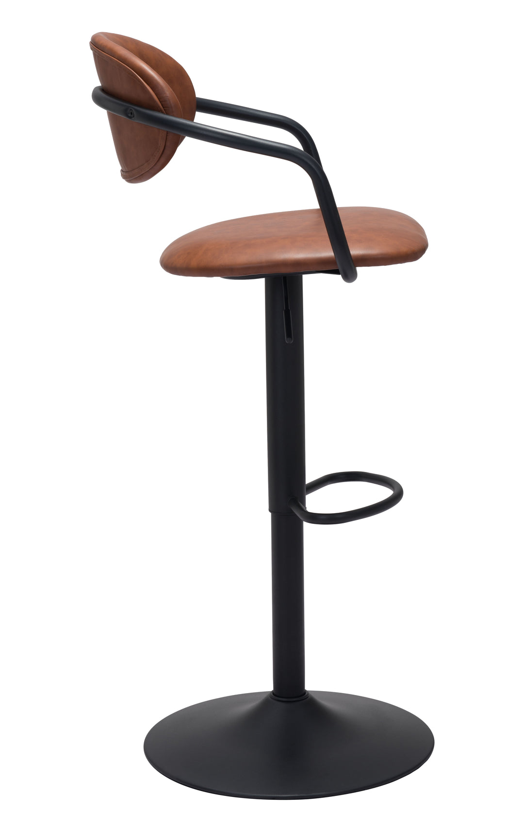 The Kirby Barstool Vintage Brown & Black  Era and Style Inspired Home Decor 1