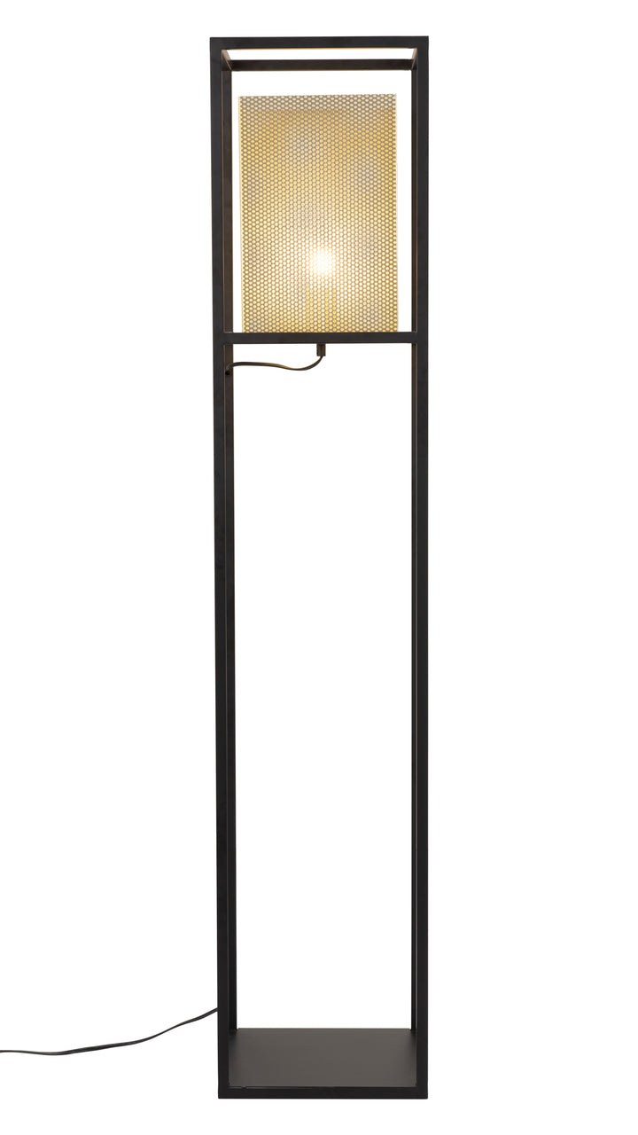 The Yves Floor Lamp Gold & Black