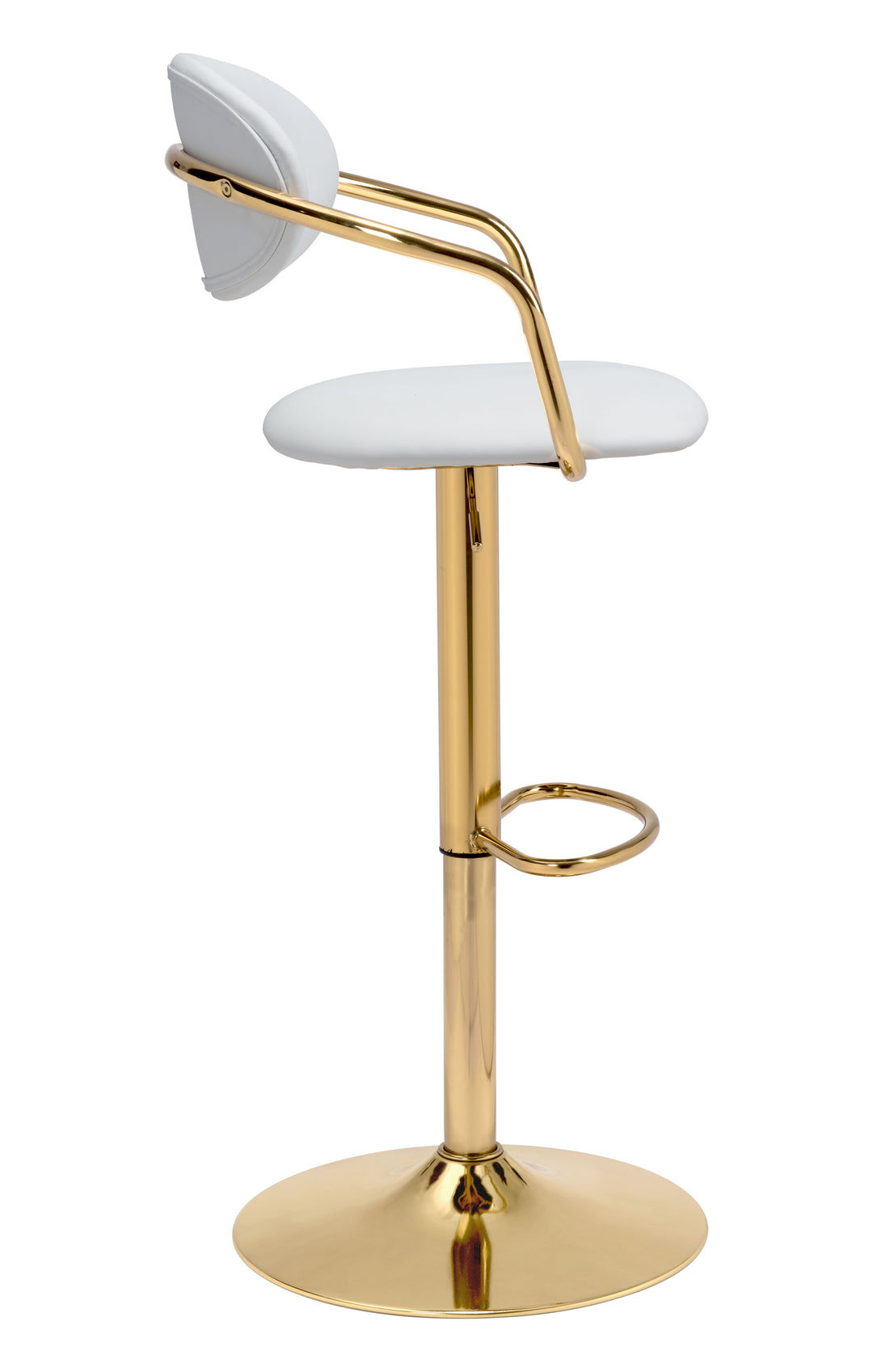 The Gusto Barstool White & Gold  Era and Style Inspired Home Decor 1