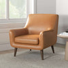 The Alex Tan Leather Lounge Chair Era and Style Inspired Home Décor 4