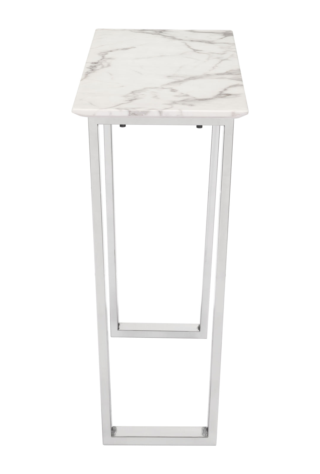 The Atlas Console Table White & Silver  Era and Style Inspired Home Decor 1