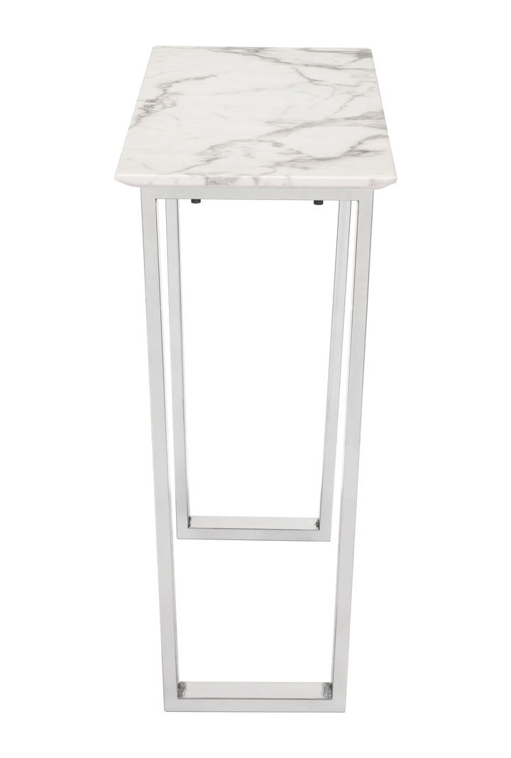 The Atlas Console Table White & Silver  Era and Style Inspired Home Decor 1