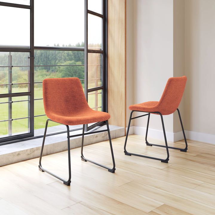 The Smart Dining Chair (Set of 2) Burnt Orange  Era and Style Inspired Home Decor 1