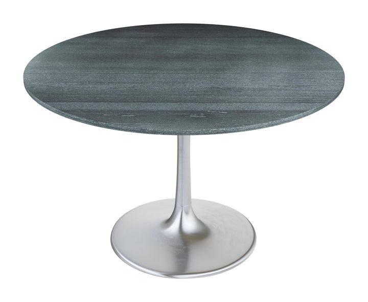 The Metropolis Dining Table Gray & Silver  Era and Style Inspired Home Decor 1