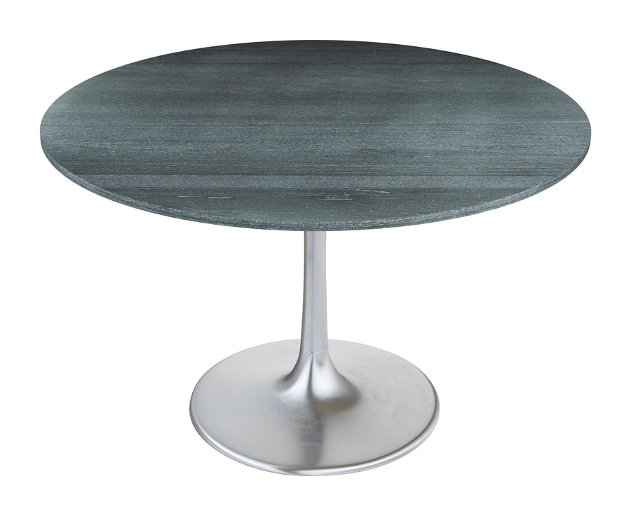 The Metropolis Dining Table Gray & Silver  Era and Style Inspired Home Decor 1