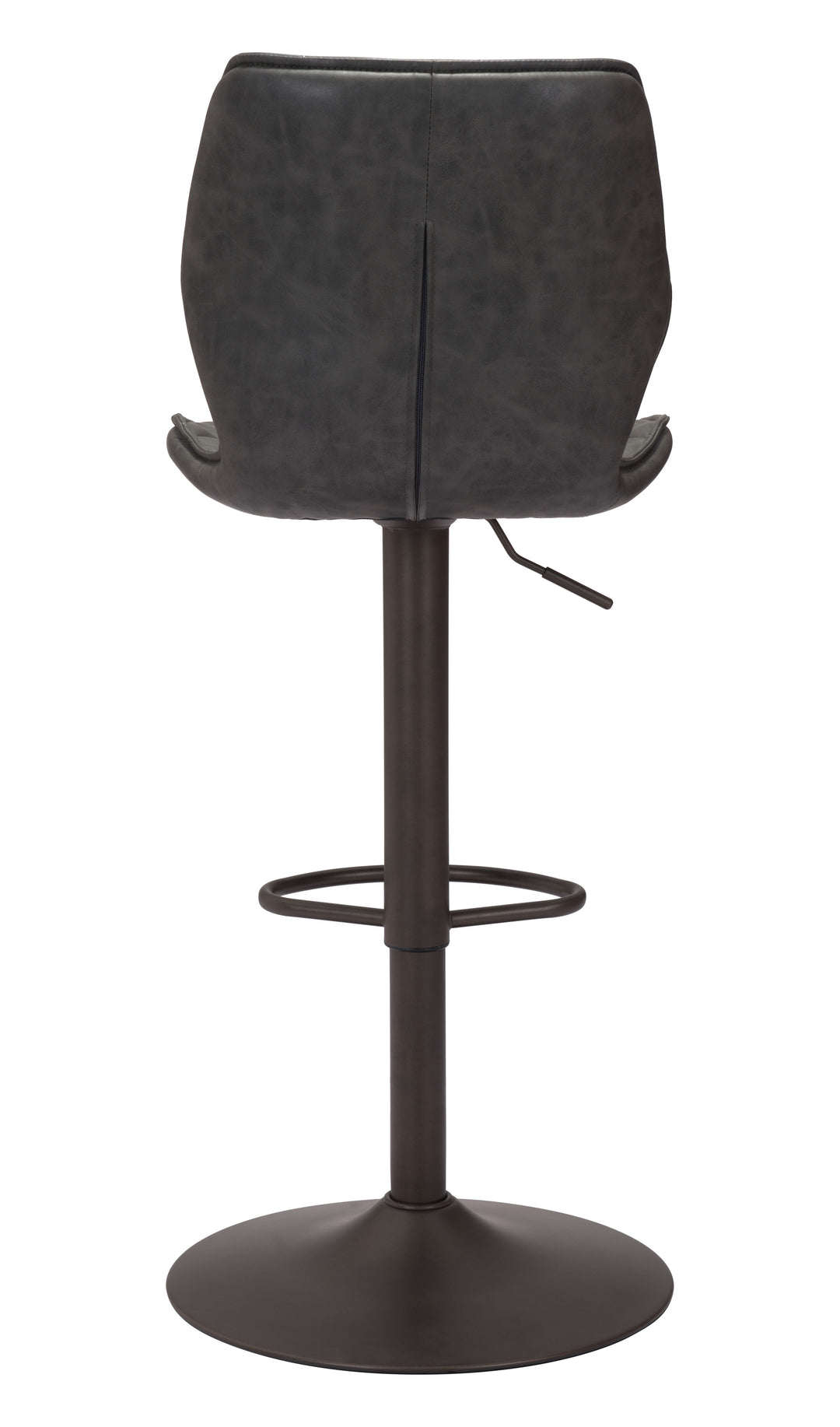 The Seth Barstool Vintage Gray & Dark Bronze  Era and Style Inspired Home Decor 1