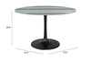 The Central City Dining Table Gray & Black  Era and Style Inspired Home Decor 1