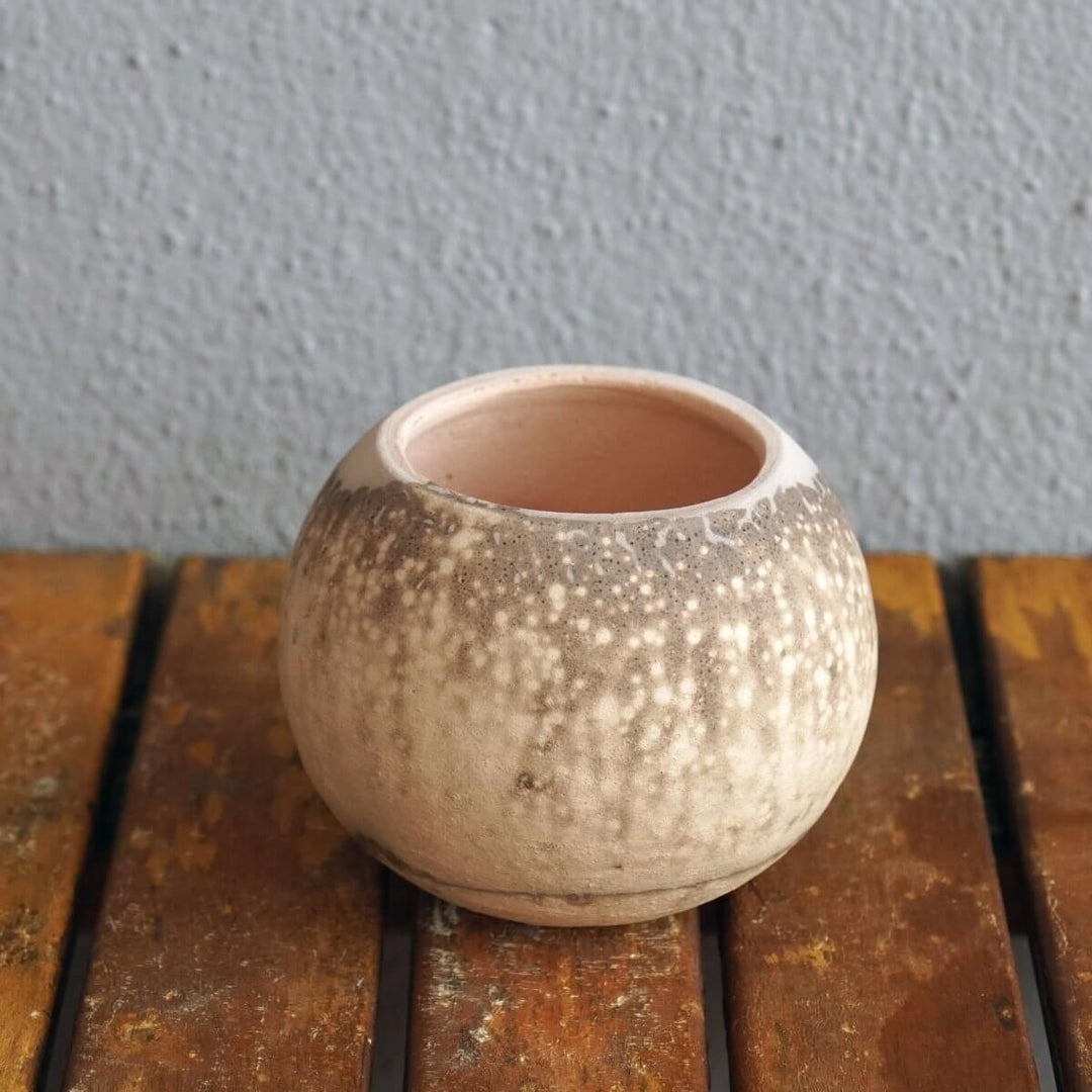 Zen Ceramic Raku Pottery Vase by RAAQUU