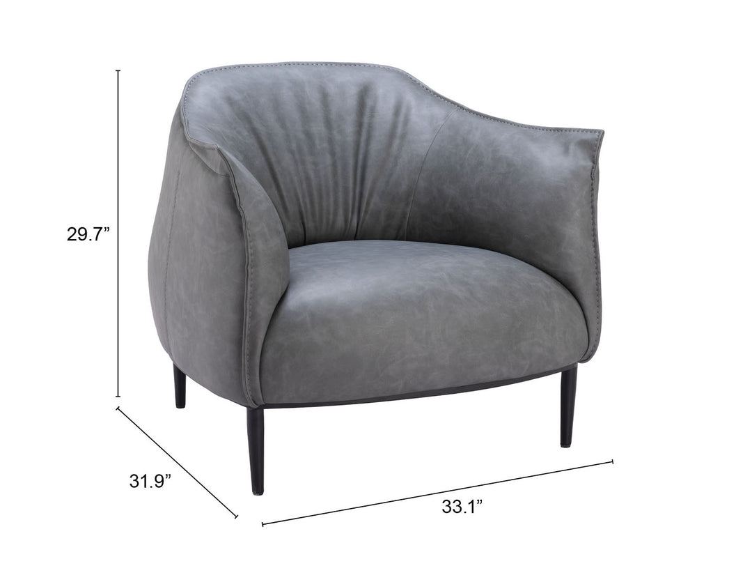 The Julian Accent Chair Gray  Era and Style Inspired Home Decor 1